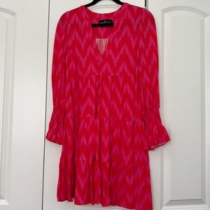Pomander Place hot pink ikat kenzo dress
